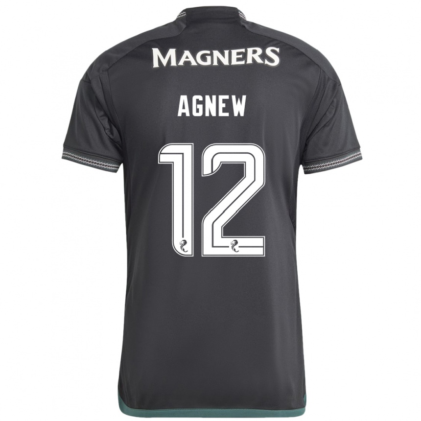 Hombre Fútbol Camiseta Murphy Agnew #12 Negro 2ª Equipación 2023/24 México