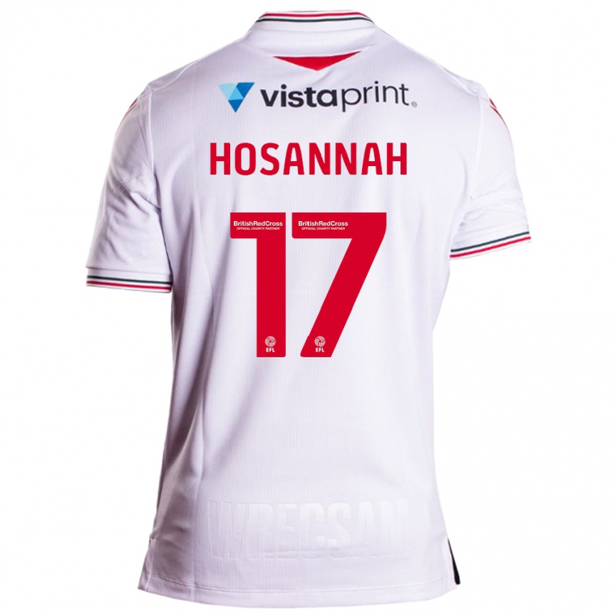 Hombre Fútbol Camiseta Bryce Hosannah #17 Blanco 2ª Equipación 2023/24 México