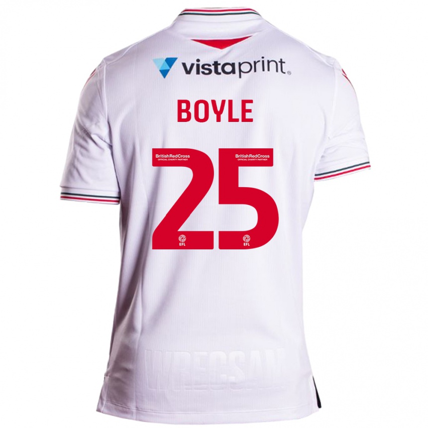 Hombre Fútbol Camiseta Will Boyle #25 Blanco 2ª Equipación 2023/24 México