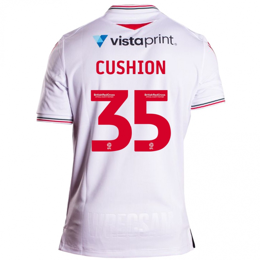 Hombre Fútbol Camiseta Owen Cushion #35 Blanco 2ª Equipación 2023/24 México