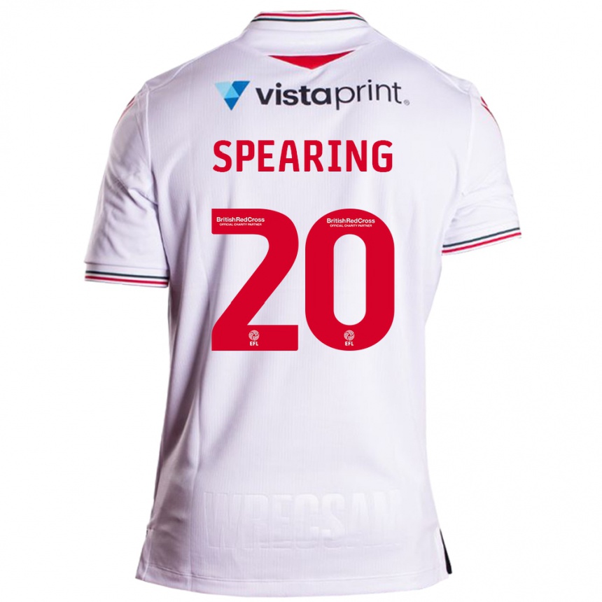 Hombre Fútbol Camiseta Natasha Spearing #20 Blanco 2ª Equipación 2023/24 México
