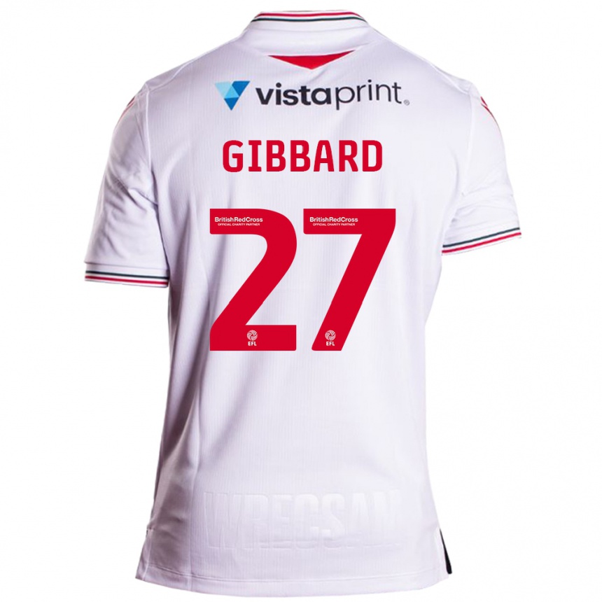 Hombre Fútbol Camiseta Mari Gibbard #27 Blanco 2ª Equipación 2023/24 México