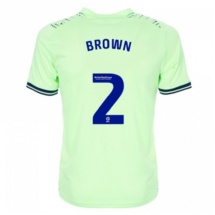 Hombre Fútbol Camiseta Ashlee Brown #2 Armada 2ª Equipación 2023/24 México