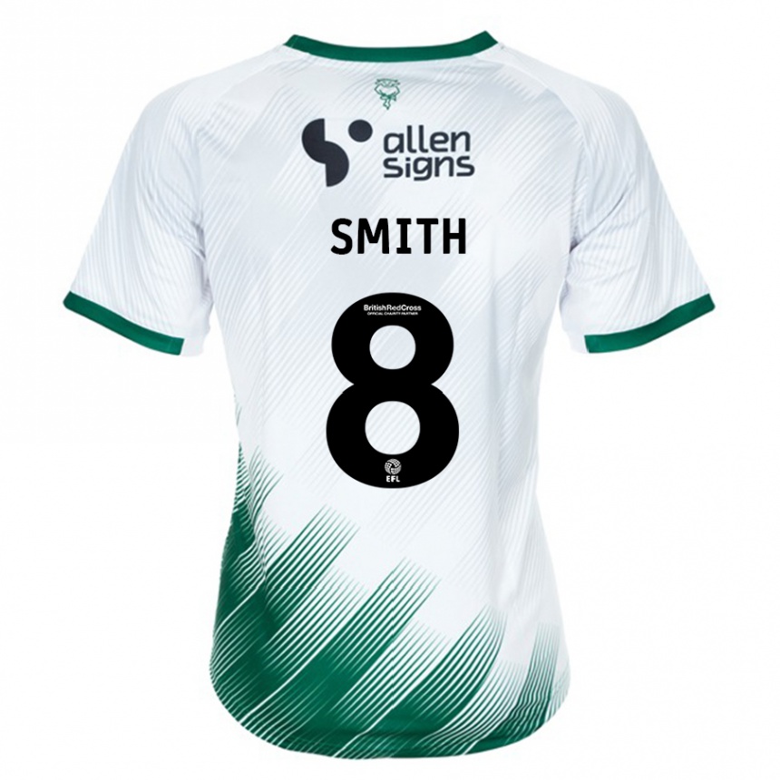 Hombre Fútbol Camiseta Alistair Smith #8 Blanco 2ª Equipación 2023/24 México
