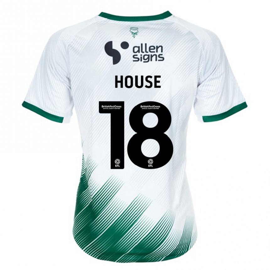 Hombre Fútbol Camiseta Ben House #18 Blanco 2ª Equipación 2023/24 México