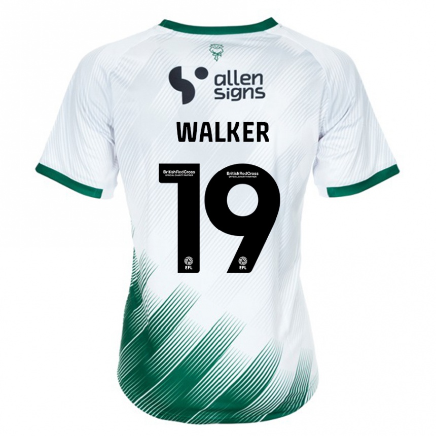 Hombre Fútbol Camiseta Tyler Walker #19 Blanco 2ª Equipación 2023/24 México