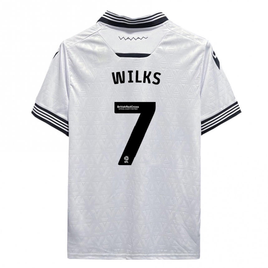 Hombre Fútbol Camiseta Mallik Wilks #7 Blanco 2ª Equipación 2023/24 México