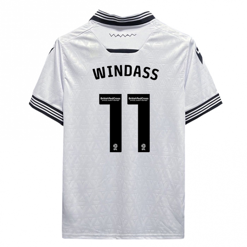 Hombre Fútbol Camiseta Josh Windass #11 Blanco 2ª Equipación 2023/24 México