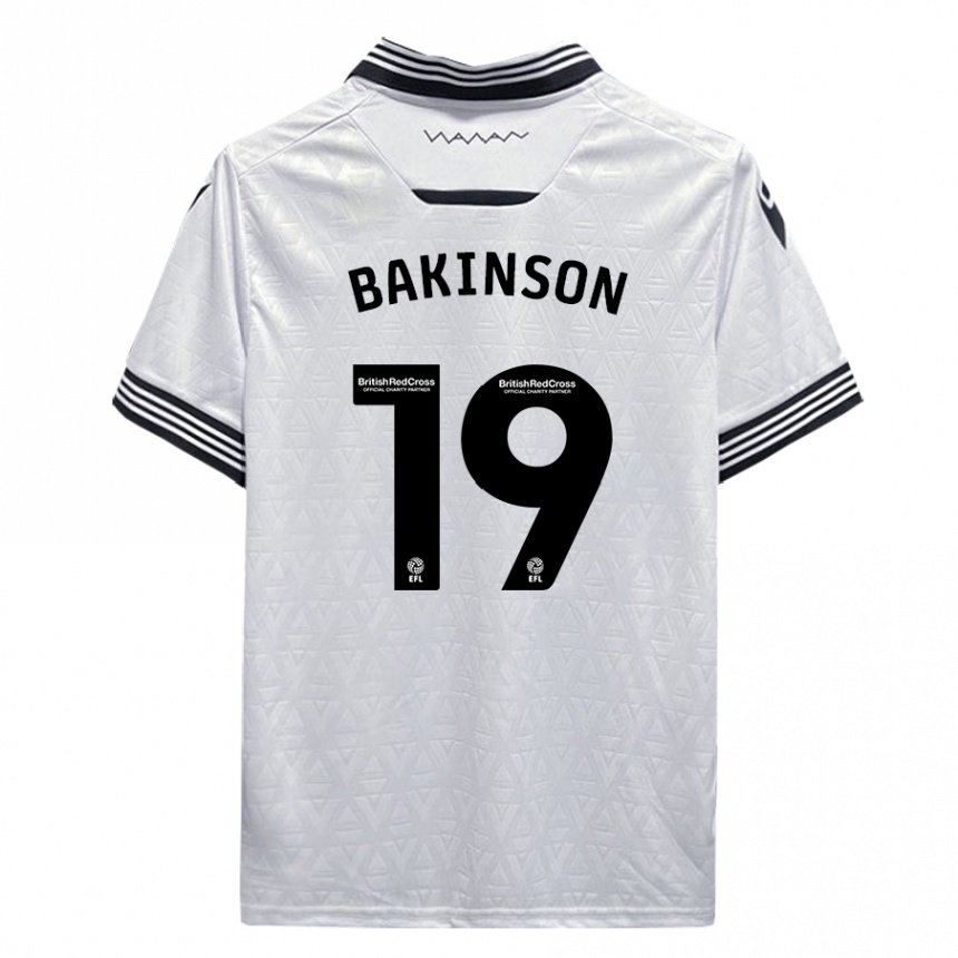 Hombre Fútbol Camiseta Tyreeq Bakinson #19 Blanco 2ª Equipación 2023/24 México