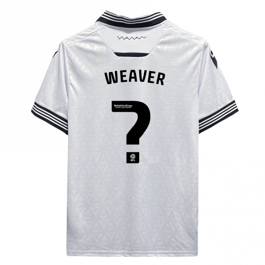 Hombre Fútbol Camiseta Ernie Weaver #0 Blanco 2ª Equipación 2023/24 México
