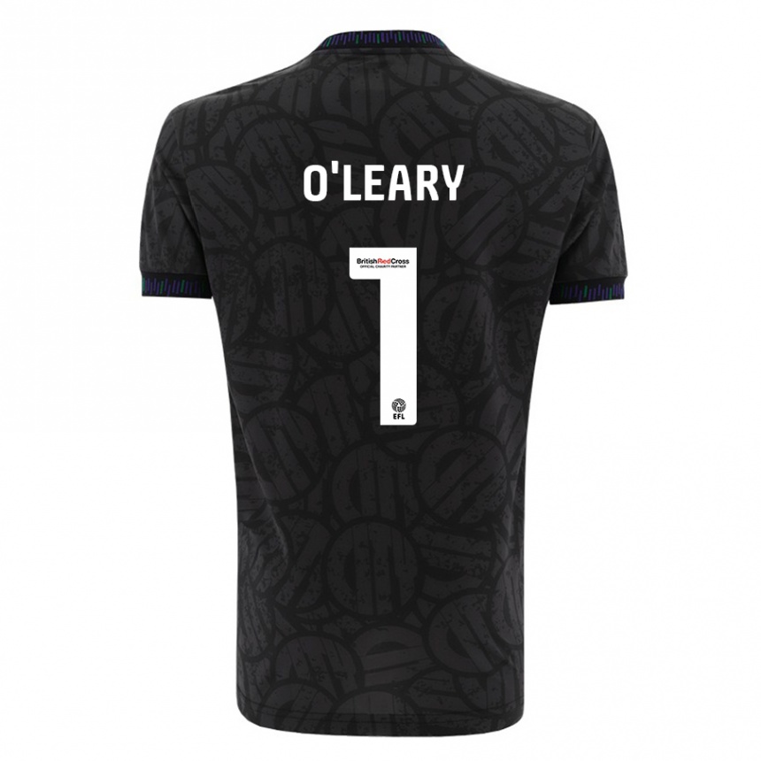 Hombre Fútbol Camiseta Max O'leary #1 Negro 2ª Equipación 2023/24 México