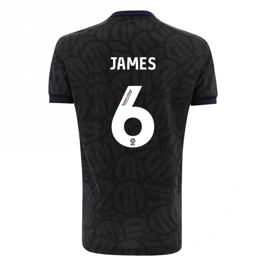 Hombre Fútbol Camiseta Matty James #6 Negro 2ª Equipación 2023/24 México