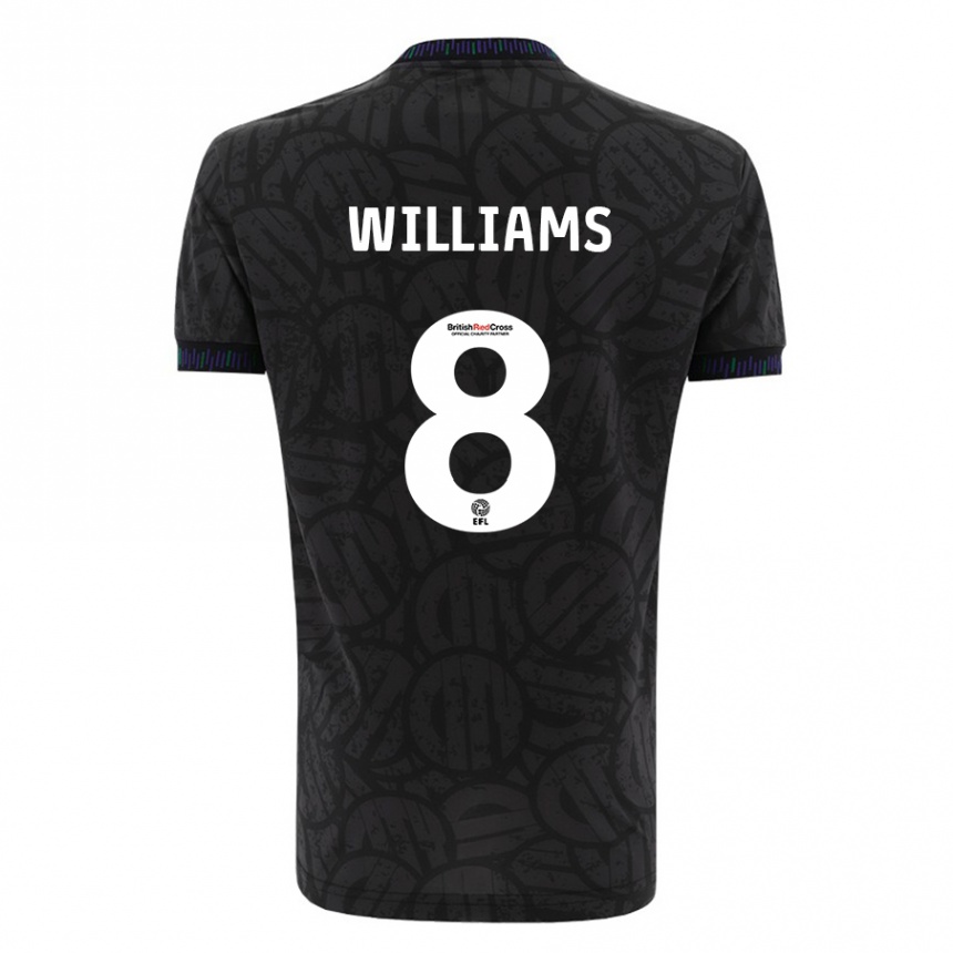 Hombre Fútbol Camiseta Joe Williams #8 Negro 2ª Equipación 2023/24 México