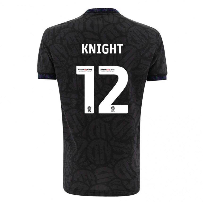 Hombre Fútbol Camiseta Jason Knight #12 Negro 2ª Equipación 2023/24 México