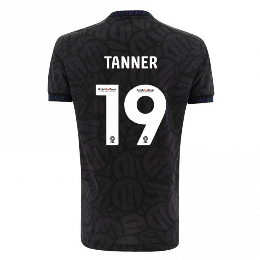 Hombre Fútbol Camiseta George Tanner #19 Negro 2ª Equipación 2023/24 México