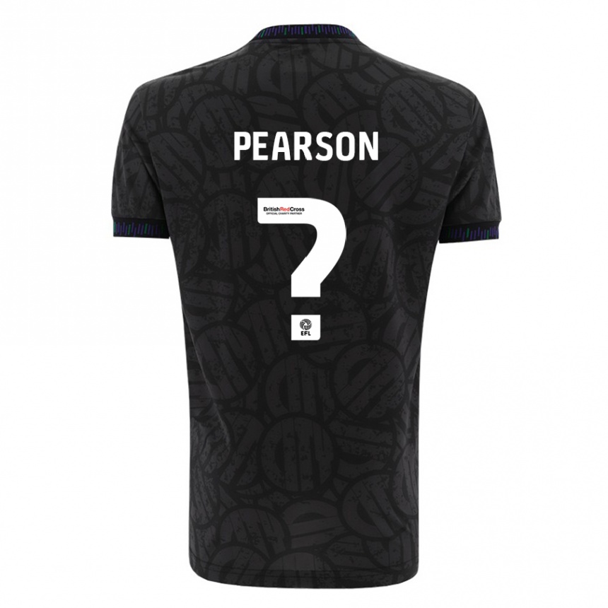 Hombre Fútbol Camiseta Sam Pearson #0 Negro 2ª Equipación 2023/24 México