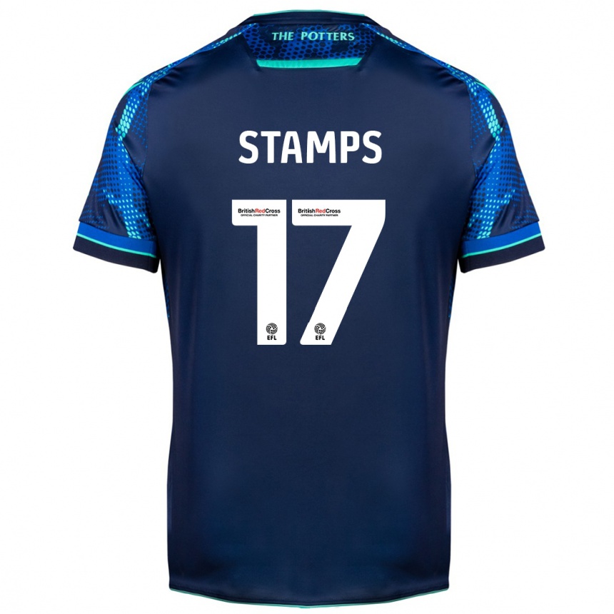 Hombre Fútbol Camiseta Shannon Stamps #17 Armada 2ª Equipación 2023/24 México