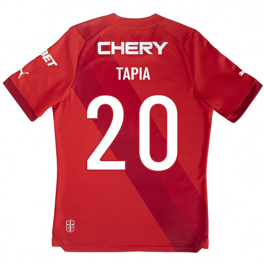 Hombre Fútbol Camiseta Gonzalo Tapia #20 Rojo 2ª Equipación 2023/24 México