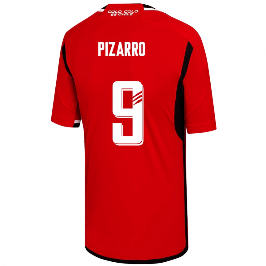 Hombre Fútbol Camiseta Damián Pizarro #9 Rojo 2ª Equipación 2023/24 México