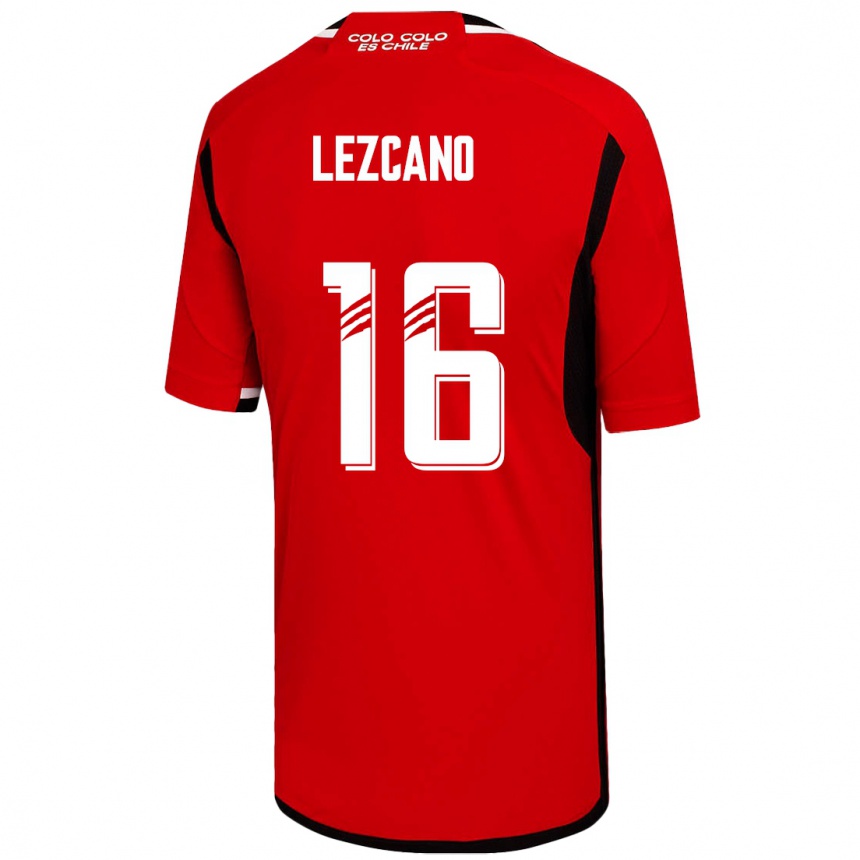 Hombre Fútbol Camiseta Darío Lezcano #16 Rojo 2ª Equipación 2023/24 México