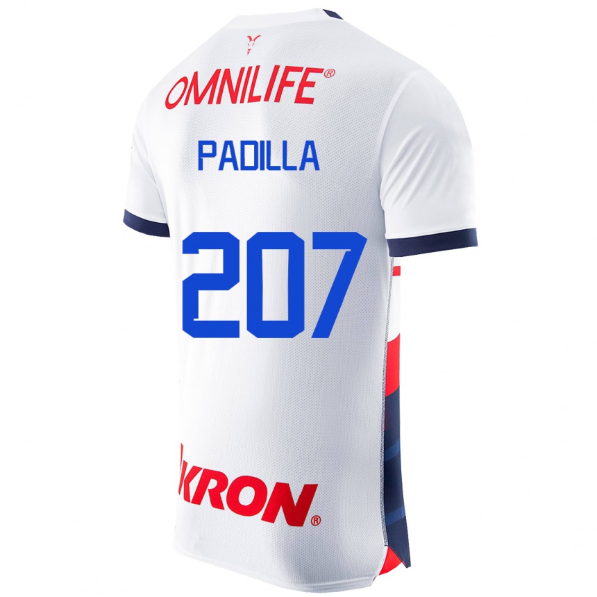 Hombre Fútbol Camiseta Yael Padilla #207 Blanco 2ª Equipación 2023/24 México