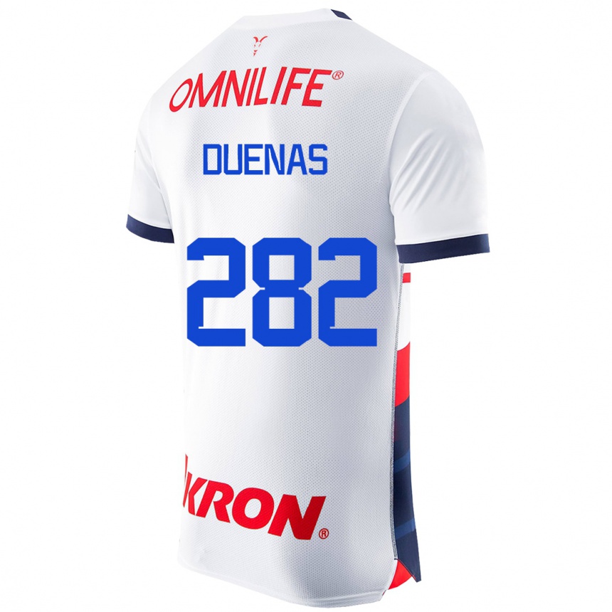 Hombre Fútbol Camiseta Omar Dueñas #282 Blanco 2ª Equipación 2023/24 México