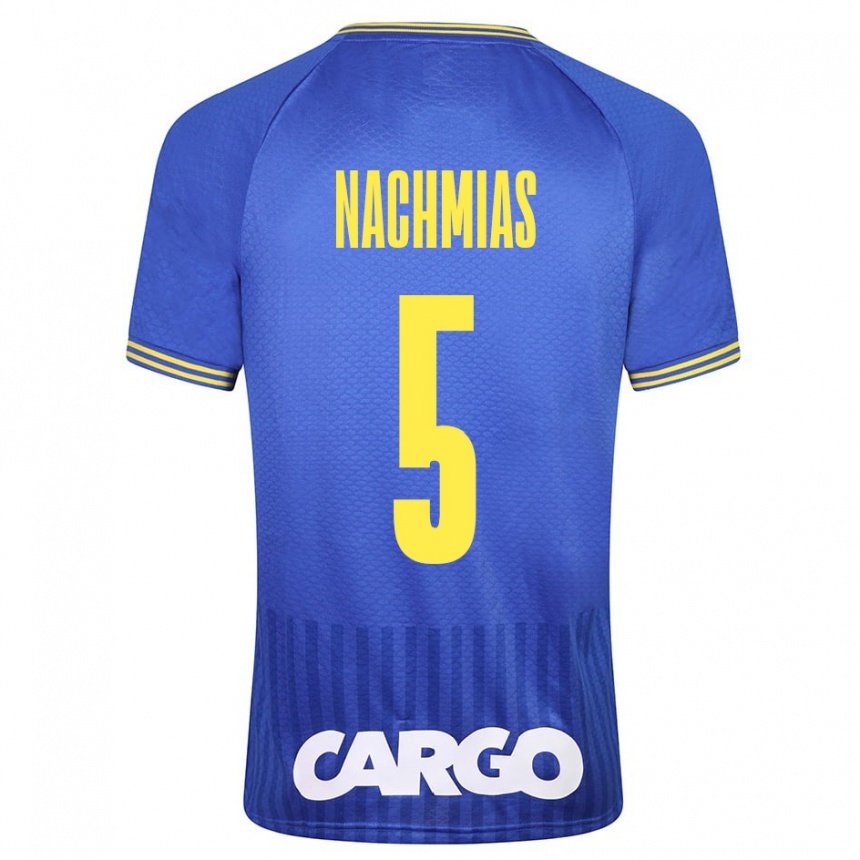 Hombre Fútbol Camiseta Idan Nachmias #5 Azul 2ª Equipación 2023/24 México