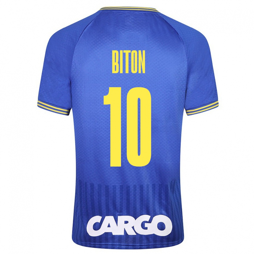 Hombre Fútbol Camiseta Dan Biton #10 Azul 2ª Equipación 2023/24 México