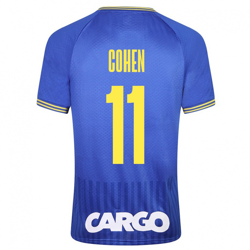 Hombre Fútbol Camiseta Yonatan Cohen #11 Azul 2ª Equipación 2023/24 México