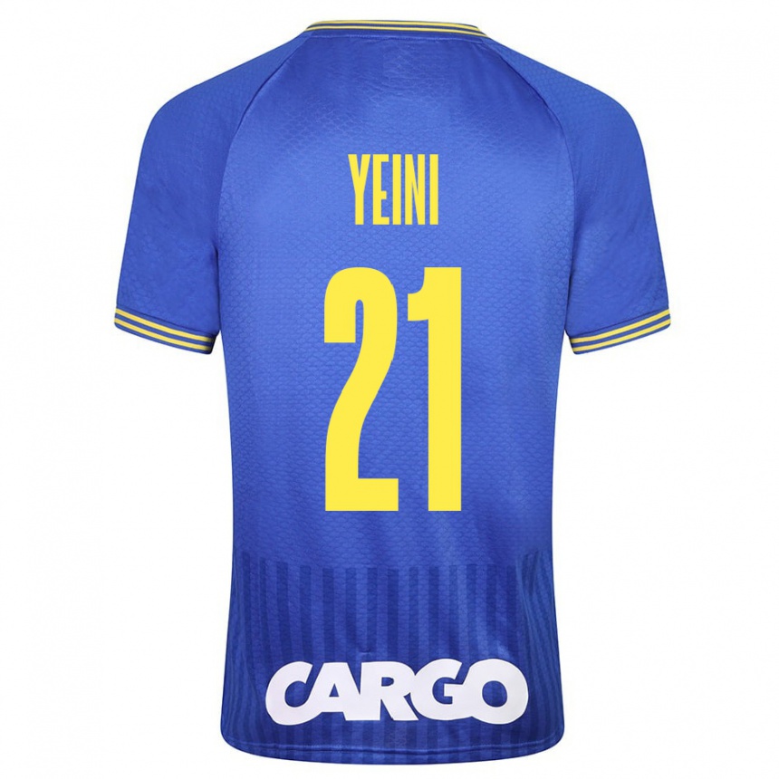 Hombre Fútbol Camiseta Sheran Yeini #21 Azul 2ª Equipación 2023/24 México