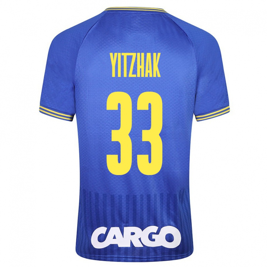 Hombre Fútbol Camiseta Or Yitzhak #33 Azul 2ª Equipación 2023/24 México