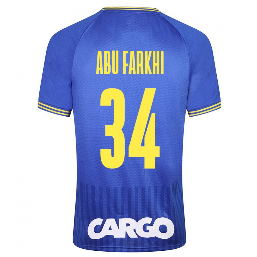 Hombre Fútbol Camiseta Sayed Abu Farkhi #34 Azul 2ª Equipación 2023/24 México