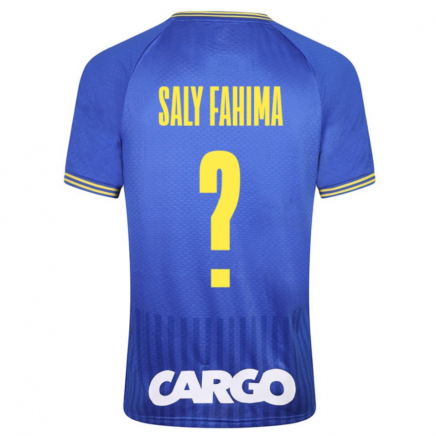 Hombre Fútbol Camiseta Israel Saly Fahima #0 Azul 2ª Equipación 2023/24 México