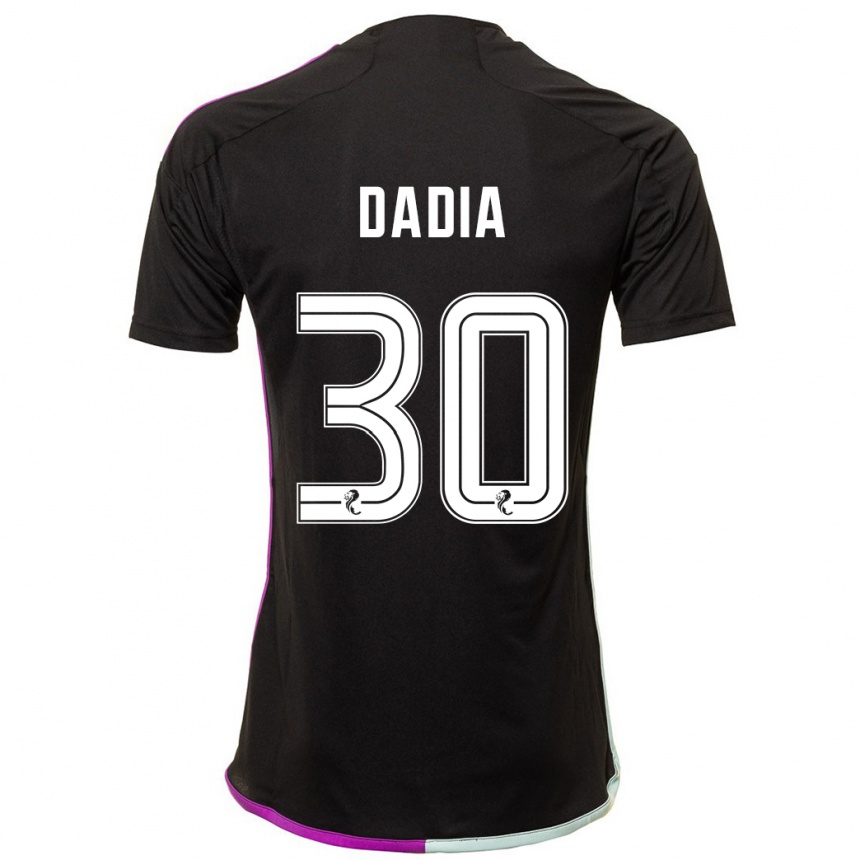 Hombre Fútbol Camiseta Or Dadia #30 Negro 2ª Equipación 2023/24 México