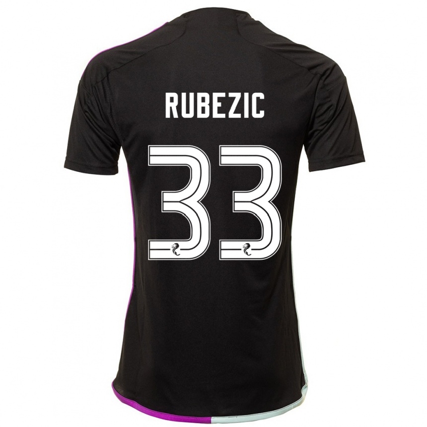 Hombre Fútbol Camiseta Slobodan Rubezic #33 Negro 2ª Equipación 2023/24 México