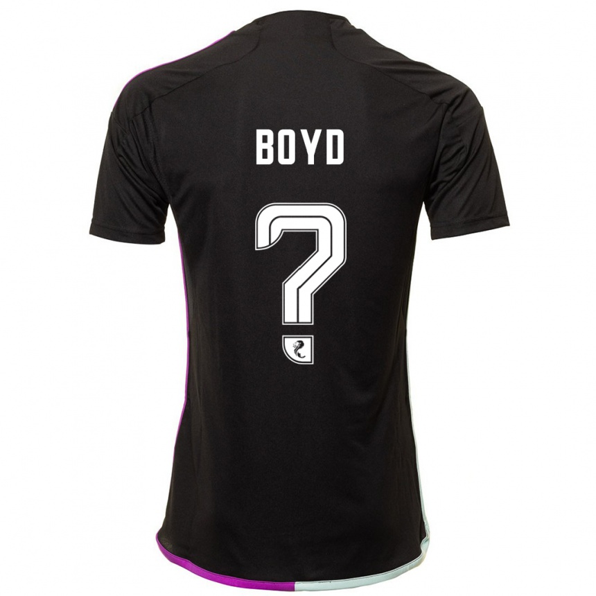 Hombre Fútbol Camiseta Fletcher Boyd #0 Negro 2ª Equipación 2023/24 México