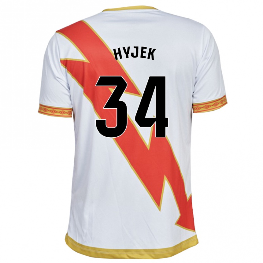 Mujer Fútbol Camiseta David Hyjek #34 Blanco 1ª Equipación 2023/24 México