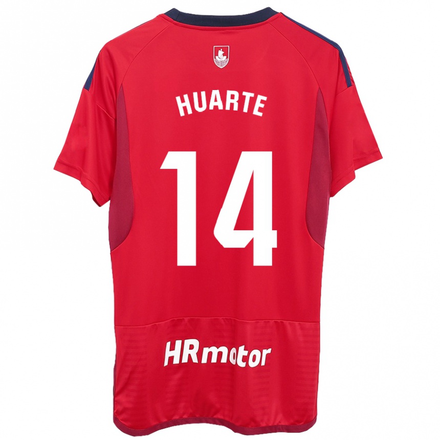 Mujer Fútbol Camiseta Xabi Huarte #14 Rojo 1ª Equipación 2023/24 México