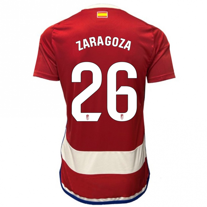 Mujer Fútbol Camiseta Bryan Zaragoza #26 Rojo 1ª Equipación 2023/24 México