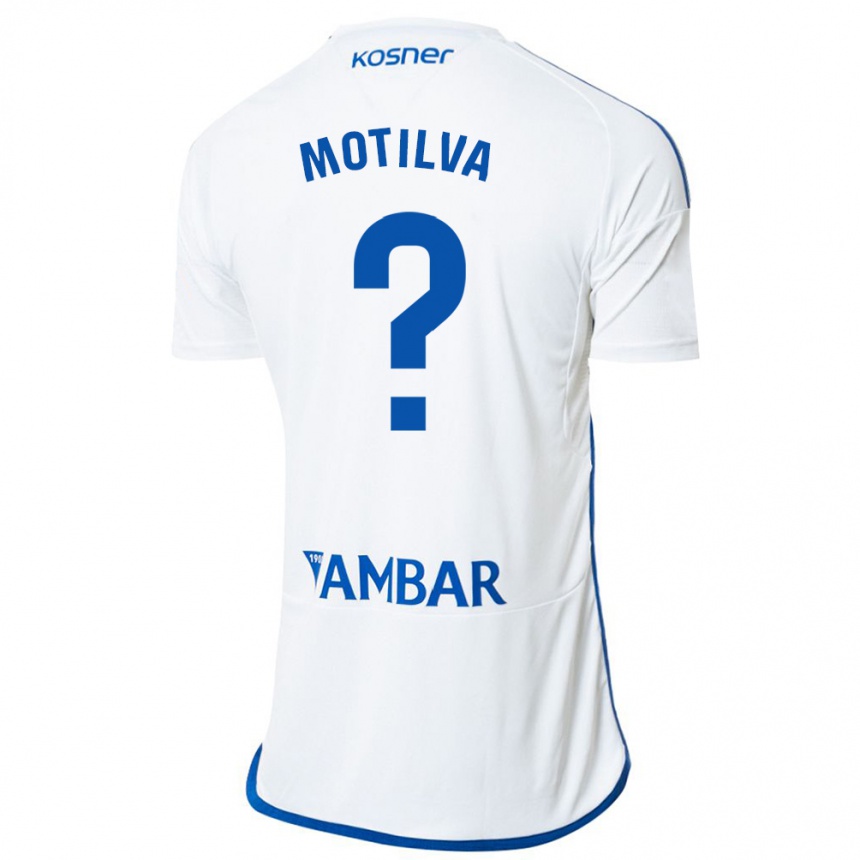 Mujer Fútbol Camiseta Adrián Motilva #0 Blanco 1ª Equipación 2023/24 México