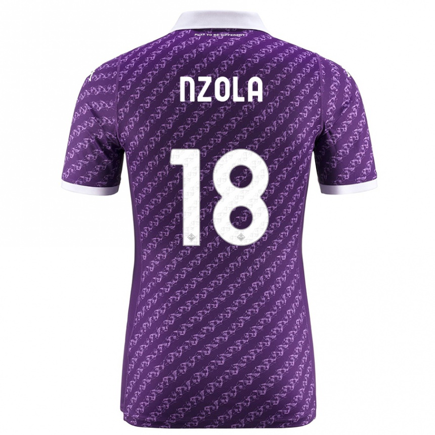 Mujer Fútbol Camiseta M'bala Nzola #18 Violeta 1ª Equipación 2023/24 México