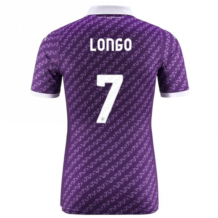 Mujer Fútbol Camiseta Miriam Longo #7 Violeta 1ª Equipación 2023/24 México