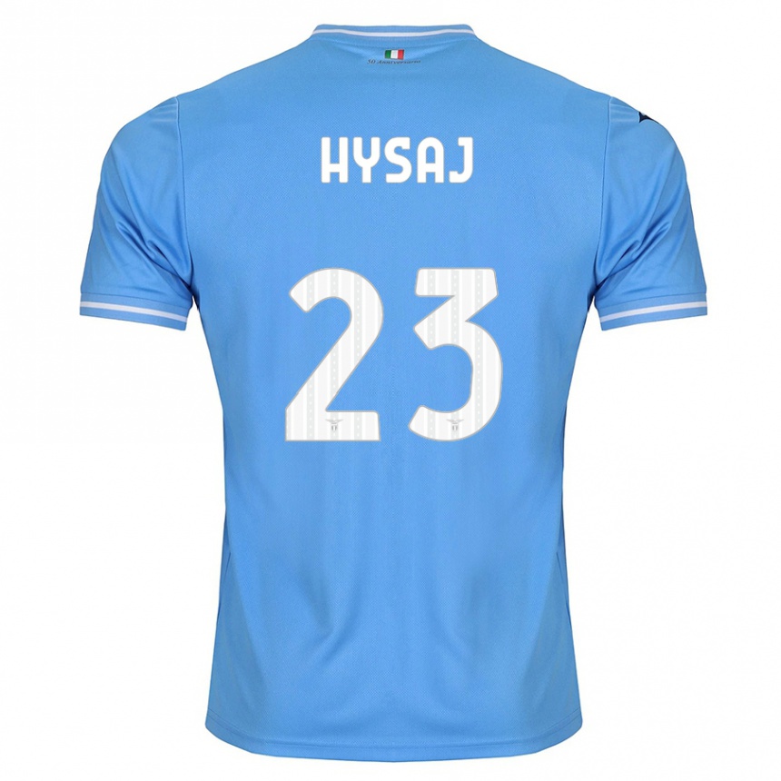 Mujer Fútbol Camiseta Elseid Hysaj #23 Azul 1ª Equipación 2023/24 México