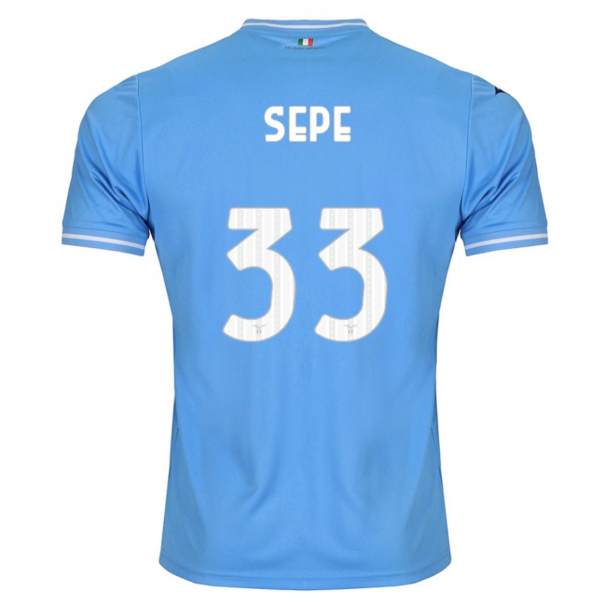 Mujer Fútbol Camiseta Luigi Sepe #33 Azul 1ª Equipación 2023/24 México