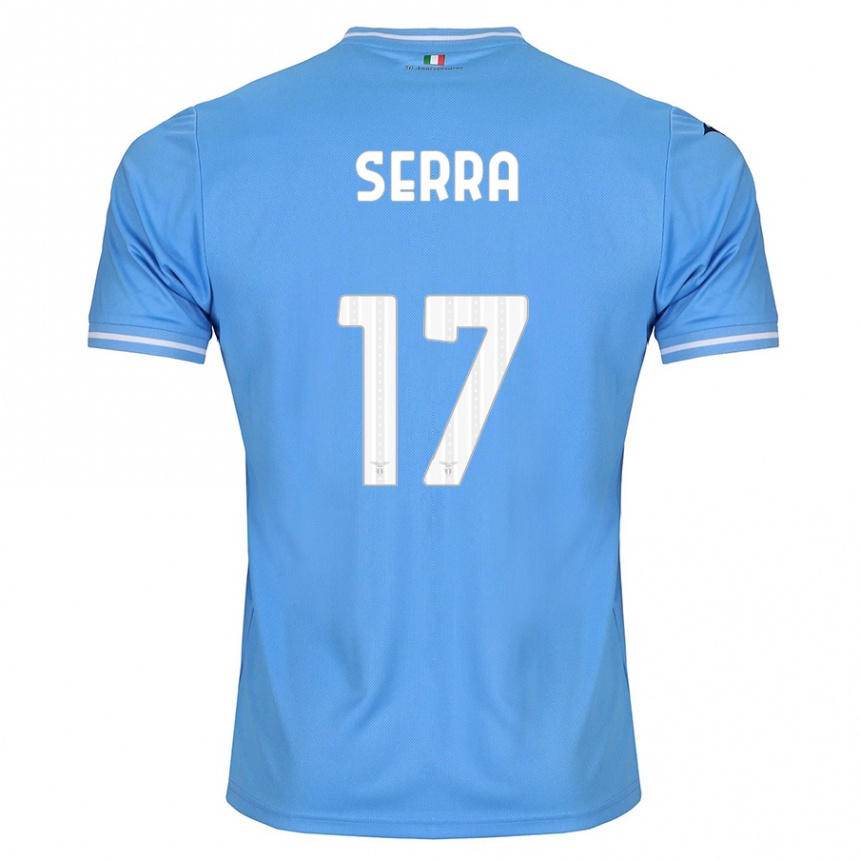 Mujer Fútbol Camiseta Federico Serra #17 Azul 1ª Equipación 2023/24 México