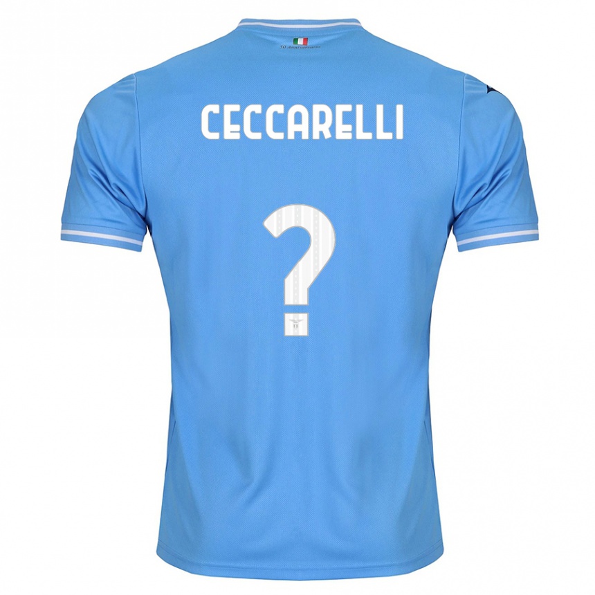 Mujer Fútbol Camiseta Alessandro Ceccarelli #0 Azul 1ª Equipación 2023/24 México