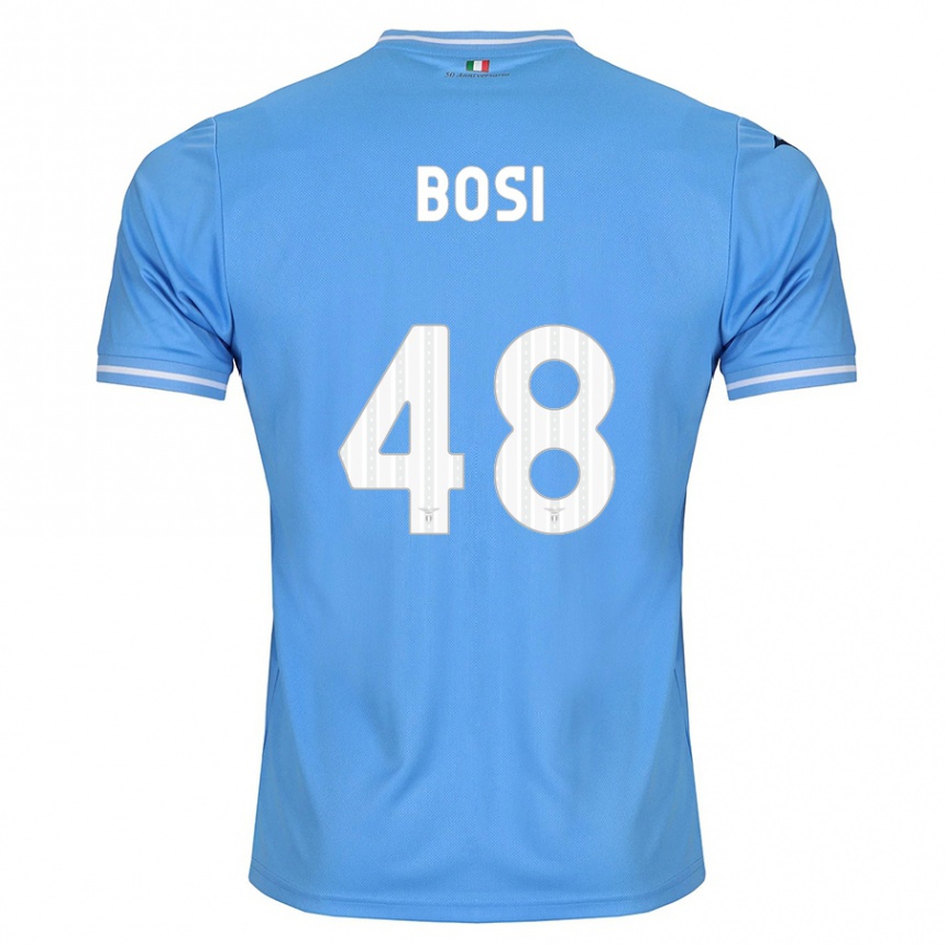 Mujer Fútbol Camiseta Gioele Bosi #48 Azul 1ª Equipación 2023/24 México