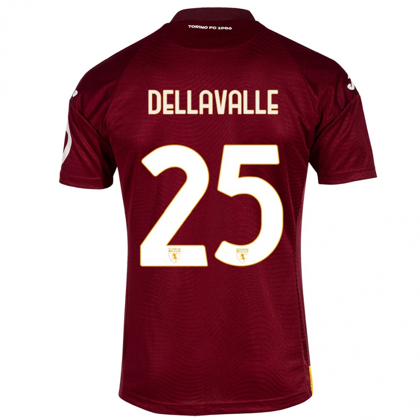 Mujer Fútbol Camiseta Alessandro Dellavalle #25 Rojo Oscuro 1ª Equipación 2023/24 México
