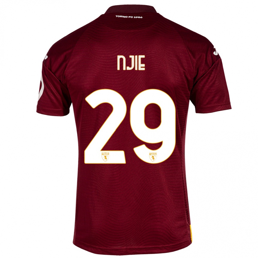 Mujer Fútbol Camiseta Alieu Njie #29 Rojo Oscuro 1ª Equipación 2023/24 México