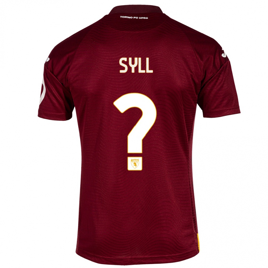 Mujer Fútbol Camiseta Omar Syll #0 Rojo Oscuro 1ª Equipación 2023/24 México